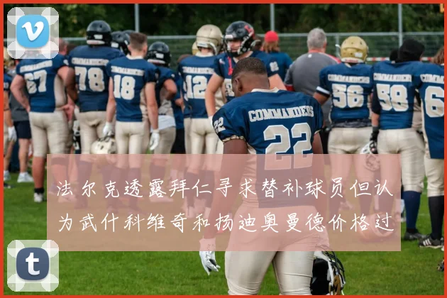 法尔克透露拜仁寻求替补球员但认为武什科维奇和扬迪奥曼德价格过高